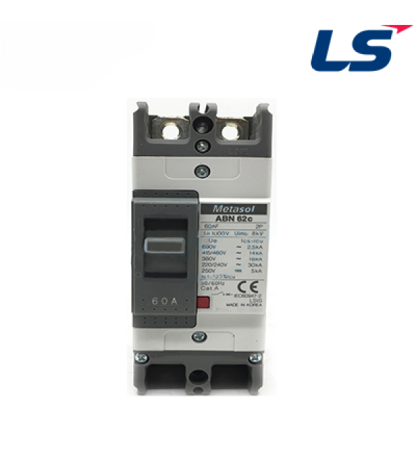 MCCB 2P 60A 30KA ABN62c LS