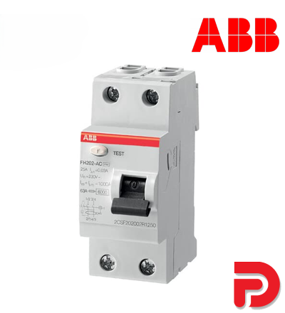 RCCB 2P 63A 30MA FH202 ABB